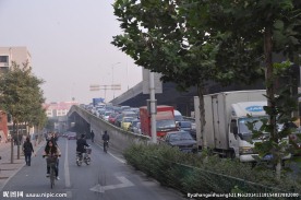 城市道路交通摄影
