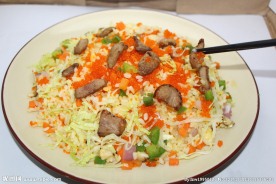鹅肝蟹籽炒饭