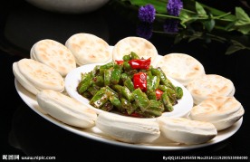 虎皮辣椒拼烙饼