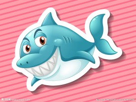 卡通鲨鱼