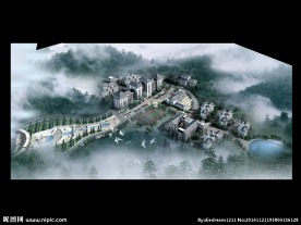 居住区鸟瞰图