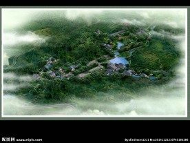 居住区鸟瞰图