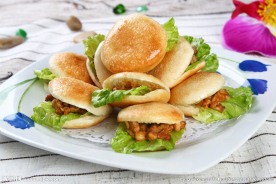 小饼夹菜