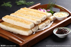 杠子馍沾酱