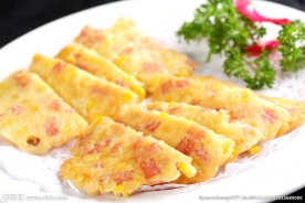火腿玉米饼