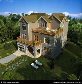 别墅外观效果图片