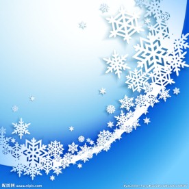 雪花边框
