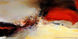 赵无极抽象油画