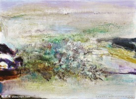 赵无极抽象油画