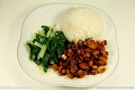 宫保鸡丁饭