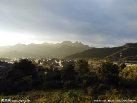鲤鱼山公园山下的田野