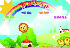 幼儿园展板