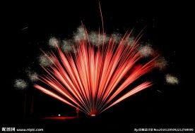高清烟花焰火摄影图