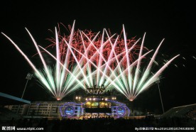 高清烟花焰火摄影图