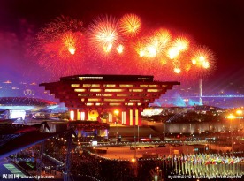 高清烟花焰火摄影图