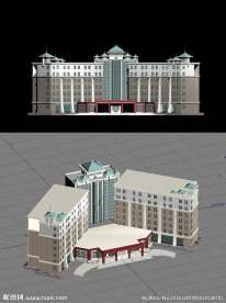 办公楼3D模型