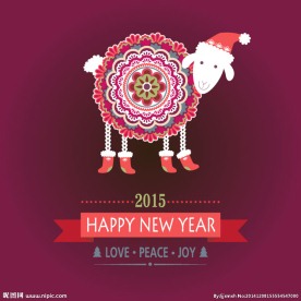 新年海报矢量素材