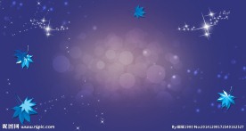 蓝色星光背景