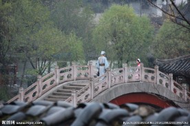 古代人过桥