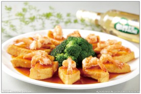 凤尾虾龙皇豆腐