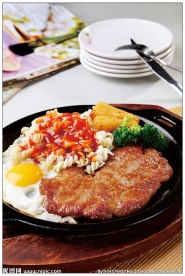 香辣牛排