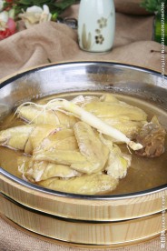 鲜人参水晶鸡皇