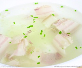 咸肉扁尖冬瓜汤