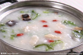 香菇鸡粒粥