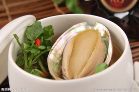 西洋菜叶炖大连鲍