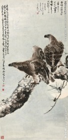 月夜松鹰