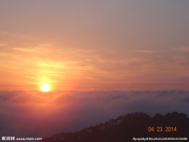 黄山观日出