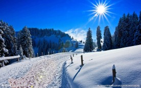 寒冬雪景