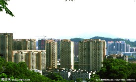 楼群建筑城市楼海