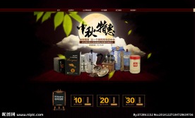 京东中秋节海报