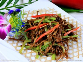 树菇牛肉丝