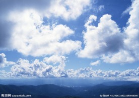 蓝天白云风景图片