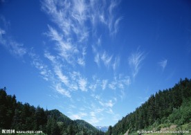 蓝天白云风景图片
