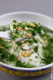 松子荠菜溜鱼片