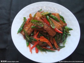 回锅肉    青椒回锅肉