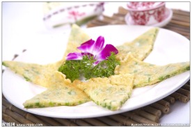 香葱小薄饼