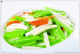 香芹炒茭白