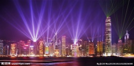 香港都市夜景