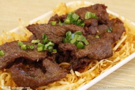 炭烧小牛排