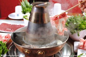 火锅涮羊肉