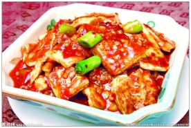 剁椒肉沫煎豆腐