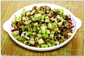 榄菜肉碎四季豆