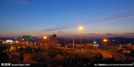 城市夜景夜间交通