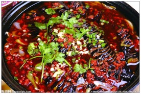 平锅肉沫茄子