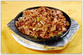 铁板炒烤肉