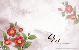 红色花朵
